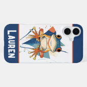 幻想的なカエルの芸術 iPhoneケース (裏面横)