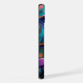 幻想的なカラフルなキノコのiPhoneケース iPhoneケース (右側面)