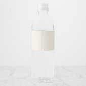 幻想的なカリグラフィーの卒業ボウ ペットボトルラベル (裏面)