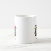 幻想的なキノコとカエルのコーヒーマグ コーヒーマグカップ (中央)