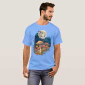 幻想的なキノコの夜 Tシャツ (正面フル)