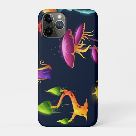 幻想的なキノコの森の模様 – カラフルで魔法のような Case-Mate iPhoneケース (裏)