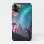 幻想的なキノコの森の狐 ファンタジーアート Case-Mate iPhoneケース (裏)