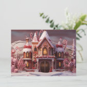 幻想的なキャンディーの付いたジンジャーブレッドハウス3 シーズンカード (スタンド正面)