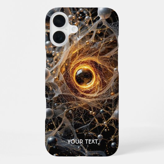 幻想的なキュートな抽象的な宇宙のシーン iPhoneケース (裏面)