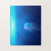 幻想的なキラキラするクラゲファンタジー ジグソーパズル (縦)