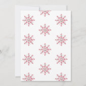 幻想的なクリスマスの手描きホリデーパーティー 招待状 (裏面)