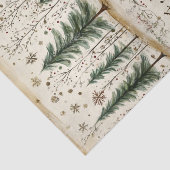 幻想的なクリスマスの森と楽譜 薄葉紙 (詳細)