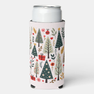 幻想的なクリスマスの森 スリム缶クーラー