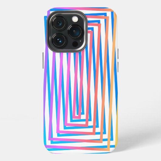 幻想的なグラフィックデザイン iPhoneケース (裏面)