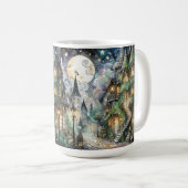 幻想的なコテージコアの幻想世界 コーヒーマグカップ (正面右)