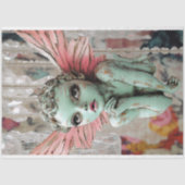 幻想的なゴシック風の妖精アートデコパージュ 薄葉紙 (正面)