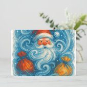 幻想的なサンタクロースの冬の嵐 招待状 (スタンド正面)