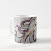 幻想的なタコ コーヒーマグカップ (正面左)