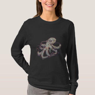 幻想的なタコ Tシャツ