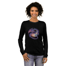 幻想的なトワイライトドラゴンTシャツ