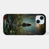 幻想的なトンネルの少女 iPhone 15ケース (裏面横)