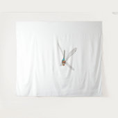 幻想的なトンボTシャツ タペストリー (正面(横))