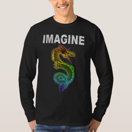 幻想的なドラゴンスタイル 2に最適 Tシャツ (正面)