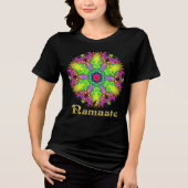 幻想的なナマステ万華鏡 トライブレンドTシャツ (正面)