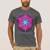 幻想的なナマステ万華鏡 Tシャツ (正面)