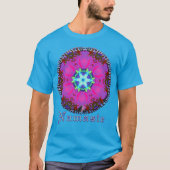 幻想的なナマステ万華鏡 Tシャツ (正面)