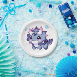 幻想的なハッピーディオナンスベイビーシャワー ペーパープレート