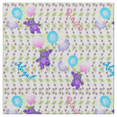 幻想的なハッピーバルーンベア ファブリック (クローズアップ)