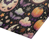 幻想的なハロウィンの夜空パターン カッティングボード (角)