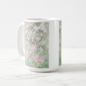 幻想的なバラの妖精 コーヒーマグカップ (正面左)