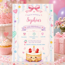 幻想的なバースデーケーキ かわいい オリジナル カラフル パーティー