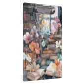 幻想的なパステル図書館の花の幻想のクリップボード クリップボード (右)