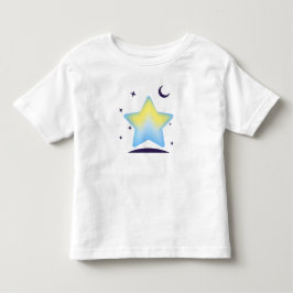 幻想的なパステル調の星と月の Nursery トドラーTシャツ