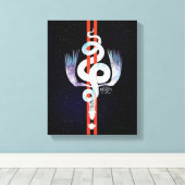 幻想的なビーストオキャミー キャンバスプリント (インサイチュ (ウッドフロア))