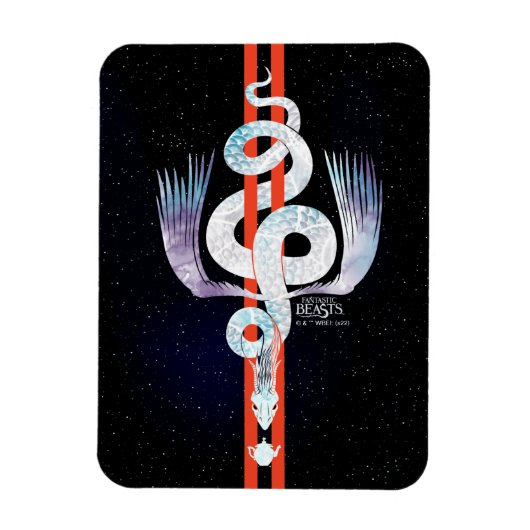 幻想的なビーストオキャミー マグネット (縦)