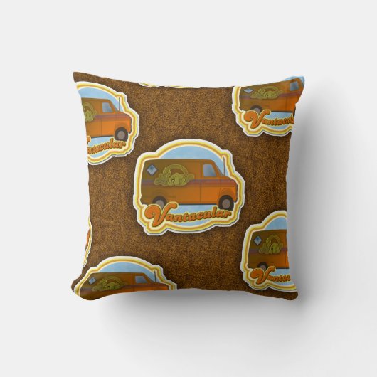 幻想的なファンシャグパターン クッション (正面)