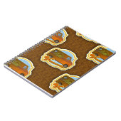 幻想的なファンシャグパターン ノートブック (左側)