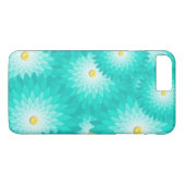 幻想的なファンタジーの花 – ターコイズ Case-Mate iPhoneケース (裏面(横))