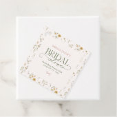 幻想的なフェアリーテイルガーデン&ボウズのブライダルシャワー フェイバータグ (インサイチュ)