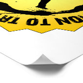 幻想的なペイントボールシール ポスター (角)