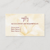 幻想的なマグノリアの花、レジストリ エンクロージャーカード (正面)