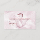 幻想的なマグノリアの花 登録 エンクロージャーカード (正面)