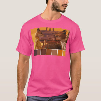 幻想的なミスターキツネパレット Tシャツ