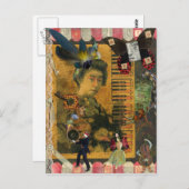 幻想的なムーズハガキ ポストカード (正面/裏面)