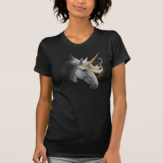 幻想的なユニコーンで世界を照らす Tシャツ (正面)