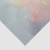 幻想的なユニコーンの虹色の髪の水彩デコパージュ 薄葉紙 (詳細)