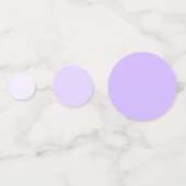 幻想的なラベンダー テーブル コンフェッティ - ソフト グラデーション (正面)