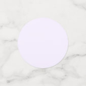 幻想的なラベンダー テーブル コンフェッティ - ソフト グラデーション (スモール正面)