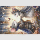 幻想的なルネサンス風のねずみの魔法の森 薄葉紙 (正面)