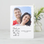 幻想的なロマンチックウェディング招待 招待状 (スタンド正面)